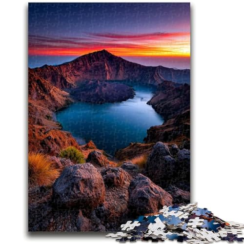 1000-teiliges Puzzle für Erwachsene, Geschenke, schöne Berge und Seen, Lernspielzeug, Familienspiele, geeignet für die Schreibtischdekoration, 50x75cm 1000-teiliges Puzzle für Erwachsene, Geschenke, schöne Berge und Seen, Lernspielzeug, Familienspiele, geeignet für die Schreibtischdekoration, 50x75cm von ZKYUBEK