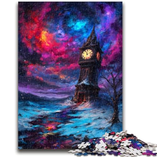 1000-teiliges Puzzle für Erwachsene, Geschenke zum Thema „Mysteriöser Londoner Big Ben“, für Kinder ab 14 Jahren, intellektuelles Spiel, Weihnachts- und Geburtstagsgeschenke, 26x38cm 1000-teiliges Puzzle für Erwachsene, Geschenke zum Thema „Mysteriöser Londoner Big Ben“, für Kinder ab 14 Jahren, intellektuelles Spiel, Weihnachts- und Geburtstagsgeschenke, 26x38cm von ZKYUBEK