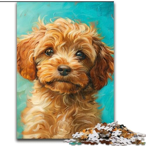 1000-teiliges Puzzle für Erwachsene, Happy Dog, Holzpuzzle, 50x75cm, anspruchsvolles DIY-Denkspiel, perfektes Familienspiel oder dekoratives Geschenk 1000-teiliges Puzzle für Erwachsene, Happy Dog, Holzpuzzle, 50x75cm, anspruchsvolles DIY-Denkspiel, perfektes Familienspiel oder dekoratives Geschenk von ZKYUBEK