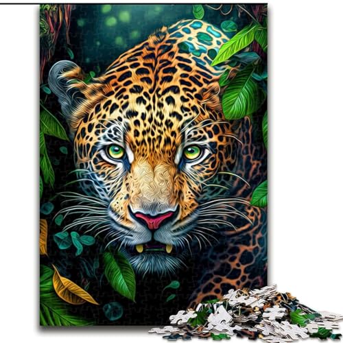 1000-teiliges Puzzle für Erwachsene, Jaguar-Puzzle, Größe 26x38cm, anspruchsvolles Denkspiel – entspannendes Spielzeug für Teenager von ZKYUBEK