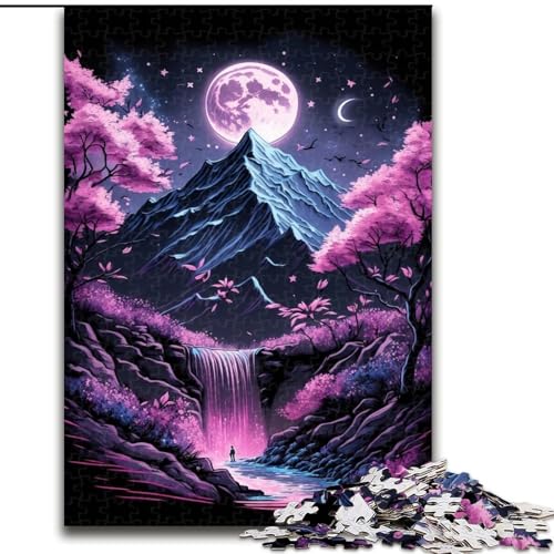 1000-teiliges Puzzle für Erwachsene, Kirschblütenberg, Karton, Puzzlegröße 26x38cm, Denksportspiel, interaktives Familienspiel, geeignet für Kinder ab 14 Jahren 1000-teiliges Puzzle für Erwachsene, Kirschblütenberg, Karton, Puzzlegröße 26x38cm, Denksportspiel, interaktives Familienspiel, geeignet für Kinder ab 14 Jahren von ZKYUBEK