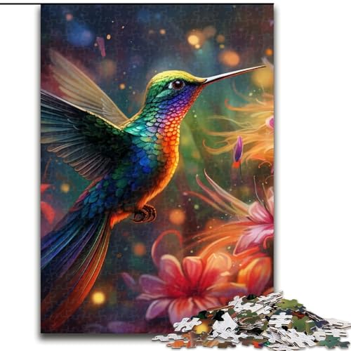 1000-teiliges Puzzle für Erwachsene, Kolibri-Kunst, Holzpuzzle, Größe 50x75cm, interaktives Familienspiel, Denksportaufgabe, Lernspielzeug 1000-teiliges Puzzle für Erwachsene, Kolibri-Kunst, Holzpuzzle, Größe 50x75cm, interaktives Familienspiel, Denksportaufgabe, Lernspielzeug von ZKYUBEK