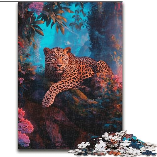 1000-teiliges Puzzle für Erwachsene, Leoparden-Puzzle, 50x75cm, Eltern, Partner, Freunde – ab 14 Jahren 1000-teiliges Puzzle für Erwachsene, Leoparden-Puzzle, 50x75cm, Eltern, Partner, Freunde – ab 14 Jahren von ZKYUBEK