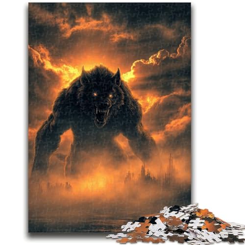1000-teiliges Puzzle für Erwachsene, Monsterwolf, Lernspielzeug, ganze Familie für Kinder ab 14 Jahren, 50x75cm 1000-teiliges Puzzle für Erwachsene, Monsterwolf, Lernspielzeug, ganze Familie für Kinder ab 14 Jahren, 50x75cm von ZKYUBEK