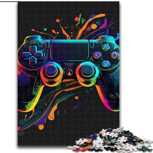 1000-teiliges Puzzle für Erwachsene, Neon-Spiel, Holzpuzzle, Größe 50x75cm, DIY-Heimdekor-Geschenk, Denksportspiel von ZKYUBEK