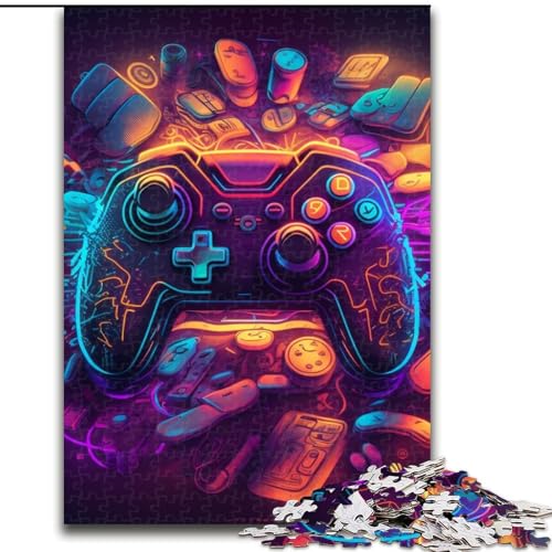 1000-teiliges Puzzle für Erwachsene, Neon-Spiele, Puzzlegröße 26x38cm, für Teenager und Jugendliche, ideales Geburtstags von ZKYUBEK
