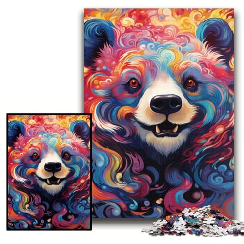 1000-teiliges Puzzle für Erwachsene, Panda-Puzzles für Erwachsene, 26x38cm, pädagogisches Denkspiel, künstlerische Heim- und Bürodekoration, ab 14 Jahren 1000-teiliges Puzzle für Erwachsene, Panda-Puzzles für Erwachsene, 26x38cm, pädagogisches Denkspiel, künstlerische Heim- und Bürodekoration, ab 14 Jahren von ZKYUBEK