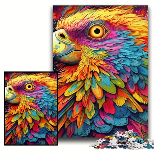 1000-teiliges Puzzle für Erwachsene, Papagei, Puzzles für Erwachsene, 50x75cm, pädagogisches Denkspiel, künstlerische Heim- und Bürodekoration, ab 14 Jahren 1000-teiliges Puzzle für Erwachsene, Papagei, Puzzles für Erwachsene, 50x75cm, pädagogisches Denkspiel, künstlerische Heim- und Bürodekoration, ab 14 Jahren von ZKYUBEK