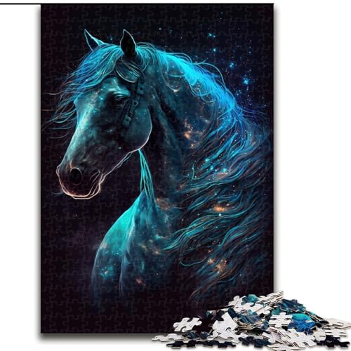 1000-teiliges Puzzle für Erwachsene, Pferdepuzzle für Erwachsene, Größe 26x38cm, Denksportaufgabe, Spiel für Erwachsene, interaktive Aktivität für die Familie von ZKYUBEK