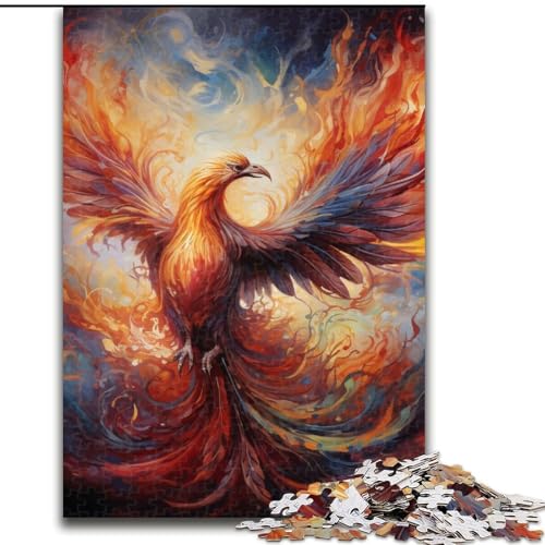 1000-teiliges Puzzle für Erwachsene, Phoenix-Puzzle für Erwachsene, Größe 50x75cm, Denkspiel für Teenager und Familieninteraktion von ZKYUBEK