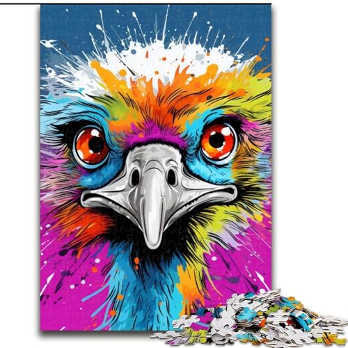 1000-teiliges Puzzle für Erwachsene, Psychedelischer Strauß, Holzpuzzle, Größe 50x75cm, perfekt als Geburtstags-, Weihnachts 1000-teiliges Puzzle für Erwachsene, Psychedelischer Strauß, Holzpuzzle, Größe 50x75cm, perfekt als Geburtstags-, Weihnachts von ZKYUBEK