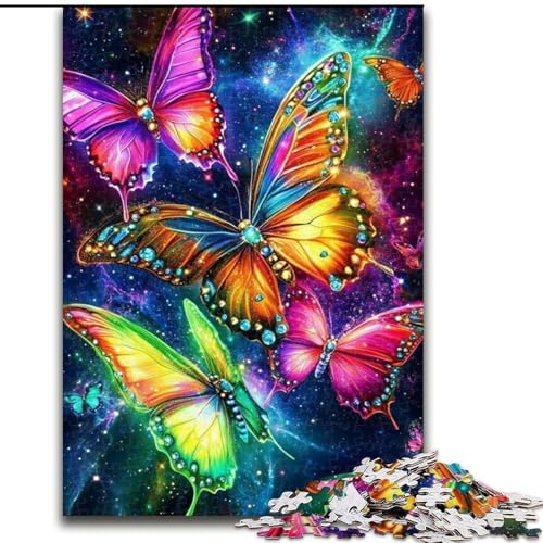 1000-teiliges Puzzle für Erwachsene, Schmetterlingspuzzle für Erwachsene, 50x75cm, Denksportaufgabe, Spiel für Erwachsene, interaktive Aktivität für die Familie von ZKYUBEK