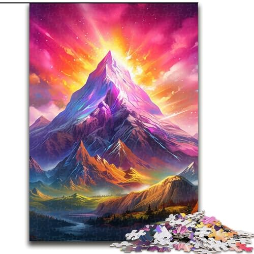 1000-teiliges Puzzle für Erwachsene, Schneeberg-Holzpuzzle, Größe 50x75cm, interaktives Familienspiel, Denksportaufgabe, Lernspielzeug 1000-teiliges Puzzle für Erwachsene, Schneeberg-Holzpuzzle, Größe 50x75cm, interaktives Familienspiel, Denksportaufgabe, Lernspielzeug von ZKYUBEK