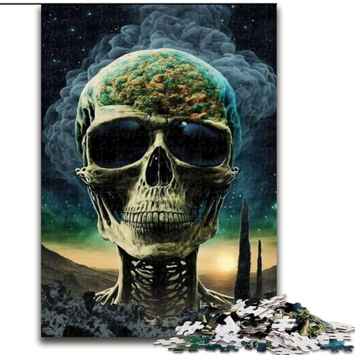 1000-teiliges Puzzle für Erwachsene, Skelett, Holzpuzzle für Erwachsene, Größe 50x75cm, hochschwieriges Denkspiel für Teenager 1000-teiliges Puzzle für Erwachsene, Skelett, Holzpuzzle für Erwachsene, Größe 50x75cm, hochschwieriges Denkspiel für Teenager von ZKYUBEK
