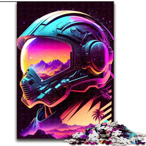 1000-teiliges Puzzle für Erwachsene, Synthwave-Helm, unmögliches Puzzle für Erwachsene, Größe 50x75cm, DIY-Dekoration, Gehirn-Herausforderung, für Erwachsene, Familie 1000-teiliges Puzzle für Erwachsene, Synthwave-Helm, unmögliches Puzzle für Erwachsene, Größe 50x75cm, DIY-Dekoration, Gehirn-Herausforderung, für Erwachsene, Familie von ZKYUBEK