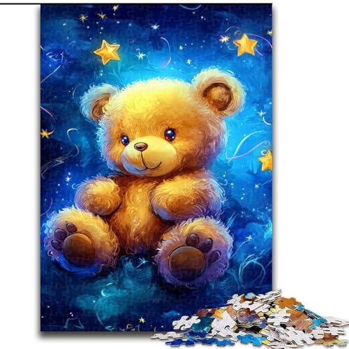 1000-teiliges Puzzle für Erwachsene, Teddybär, Holzpuzzle, 50x75cm, interaktives Familienspiel, Denksportaufgabe, Lernspielzeug 1000-teiliges Puzzle für Erwachsene, Teddybär, Holzpuzzle, 50x75cm, interaktives Familienspiel, Denksportaufgabe, Lernspielzeug von ZKYUBEK