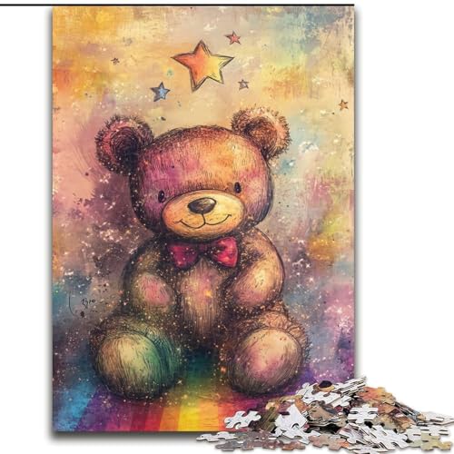 1000-teiliges Puzzle für Erwachsene, Teddybär-Puzzle für Erwachsene, 50x75cm, Denksportaufgabe, Spiel für Erwachsene, interaktive Aktivität für die Familie von ZKYUBEK