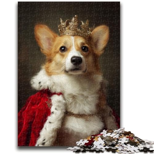 1000-teiliges Puzzle für Erwachsene, Tier-Corgi, Spielzeug, Lernspiele, Stressabbau, Wanddekoration, 26x38cm von ZKYUBEK