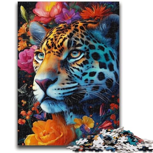 1000-teiliges Puzzle für Erwachsene, Tierleopard, Lernspielzeug für Kinder ab 14 Jahren, ganze Familie, 26x38cm 1000-teiliges Puzzle für Erwachsene, Tierleopard, Lernspielzeug für Kinder ab 14 Jahren, ganze Familie, 26x38cm von ZKYUBEK