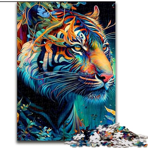 1000-teiliges Puzzle für Erwachsene, Tiger. Puzzlegröße 50x75cm, Denksportaufgabe, interaktives Familienspiel, geeignet für Kinder ab 14 Jahren 1000-teiliges Puzzle für Erwachsene, Tiger. Puzzlegröße 50x75cm, Denksportaufgabe, interaktives Familienspiel, geeignet für Kinder ab 14 Jahren von ZKYUBEK