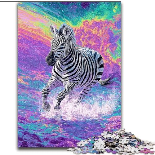1000-teiliges Puzzle für Erwachsene, Traumzebra, 50x75cm, Eltern, Partner, Freunde – ab 14 Jahren 1000-teiliges Puzzle für Erwachsene, Traumzebra, 50x75cm, Eltern, Partner, Freunde – ab 14 Jahren von ZKYUBEK