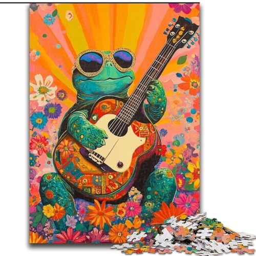 1000-teiliges Puzzle für Erwachsene, Vintage-Gitarren-Puzzles für Erwachsene, 26x38cm, anspruchsvolles Denkspiel für Teenager, Spaß für den Spieleabend mit der Familie 1000-teiliges Puzzle für Erwachsene, Vintage-Gitarren-Puzzles für Erwachsene, 26x38cm, anspruchsvolles Denkspiel für Teenager, Spaß für den Spieleabend mit der Familie von ZKYUBEK