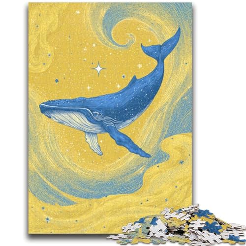 1000-teiliges Puzzle für Erwachsene, Wal, Spielzeug, Lernspiele, Stressabbau, Wanddekoration, 50x75cm 1000-teiliges Puzzle für Erwachsene, Wal, Spielzeug, Lernspiele, Stressabbau, Wanddekoration, 50x75cm von ZKYUBEK