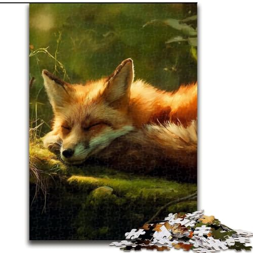 1000-teiliges Puzzle für Erwachsene, Waldfuchs, 26x38cm, Eltern, Partner, Freunde – ab 14 Jahren von ZKYUBEK