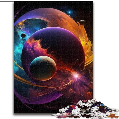 1000-teiliges Puzzle für Erwachsene, Weltraumplanet, Holzpuzzle, Größe 50x75cm, interaktives Familienspiel, Denksportaufgabe, Lernspielzeug 1000-teiliges Puzzle für Erwachsene, Weltraumplanet, Holzpuzzle, Größe 50x75cm, interaktives Familienspiel, Denksportaufgabe, Lernspielzeug von ZKYUBEK