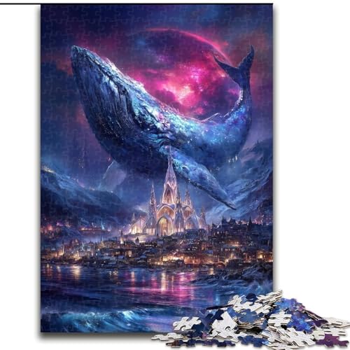 1000-teiliges Puzzle für Erwachsene, Weltraumwal, Papppuzzle, 26x38cm, Eltern, Partner, Freunde – ab 14 Jahren 1000-teiliges Puzzle für Erwachsene, Weltraumwal, Papppuzzle, 26x38cm, Eltern, Partner, Freunde – ab 14 Jahren von ZKYUBEK