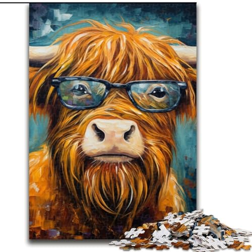 1000-teiliges Puzzle für Erwachsene, Yak-Holzpuzzle, 50x75cm, interaktives Familienspiel, Denksportaufgabe, Lernspielzeug 1000-teiliges Puzzle für Erwachsene, Yak-Holzpuzzle, 50x75cm, interaktives Familienspiel, Denksportaufgabe, Lernspielzeug von ZKYUBEK