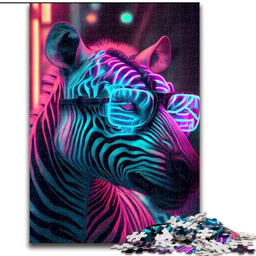 1000-teiliges Puzzle für Erwachsene, Zebra-Puzzle aus Holz für Erwachsene, Größe 50x75cm, schwieriges Denkspiel für Teenager 1000-teiliges Puzzle für Erwachsene, Zebra-Puzzle aus Holz für Erwachsene, Größe 50x75cm, schwieriges Denkspiel für Teenager von ZKYUBEK