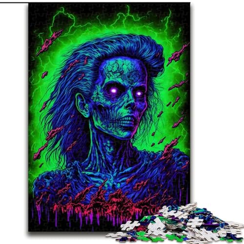 1000-teiliges Puzzle für Erwachsene, Zombified, Holzpuzzle, Größe 50x75cm, Eltern, Partner, Freunde – ab 14 Jahren von ZKYUBEK