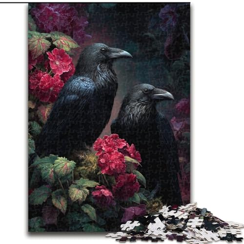 1000-teiliges Puzzle für Erwachsene, Zwei Krähen, Holzpuzzle für Erwachsene, 26x38cm, Denksportaufgabe, Teenager und zur Heimdekoration 1000-teiliges Puzzle für Erwachsene, Zwei Krähen, Holzpuzzle für Erwachsene, 26x38cm, Denksportaufgabe, Teenager und zur Heimdekoration von ZKYUBEK