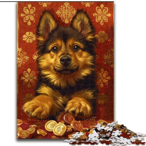 1000-teiliges Puzzle für Erwachsene, abstraktes Shiba Inu-Holzpuzzle für Erwachsene für Geburtstage, Feiertage und besondere Anlässe, 26x38cm 1000-teiliges Puzzle für Erwachsene, abstraktes Shiba Inu-Holzpuzzle für Erwachsene für Geburtstage, Feiertage und besondere Anlässe, 26x38cm von ZKYUBEK