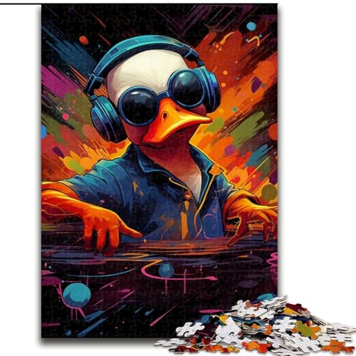 1000-teiliges Puzzle für Erwachsene, farbenfrohe Kunstenten, Holzpuzzle, Größe 50x75cm, hochschwieriges Denkspiel für Teenager 1000-teiliges Puzzle für Erwachsene, farbenfrohe Kunstenten, Holzpuzzle, Größe 50x75cm, hochschwieriges Denkspiel für Teenager von ZKYUBEK