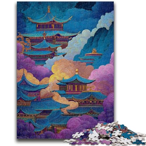 1000-teiliges Puzzle für Erwachsene, japanische Landschaft, zum Stressabbau, schwierige Herausforderung, ganze Familie, 26x38cm 1000-teiliges Puzzle für Erwachsene, japanische Landschaft, zum Stressabbau, schwierige Herausforderung, ganze Familie, 26x38cm von ZKYUBEK