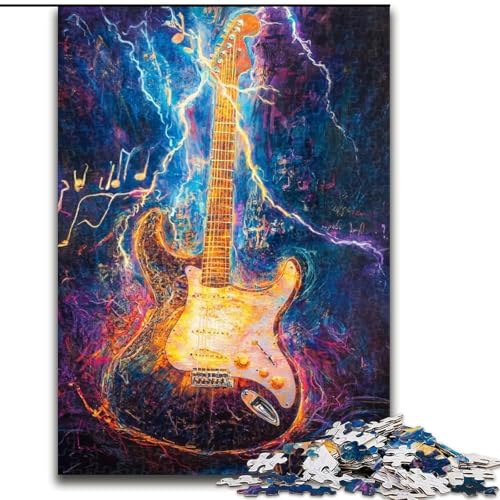 1000-teiliges Puzzle für Erwachsene, kosmische Gitarre, Puzzles für Erwachsene, 50x75cm, für die Heimdekoration, ideales Weihnachts- und Neujahrsgeschenk für Teenager 1000-teiliges Puzzle für Erwachsene, kosmische Gitarre, Puzzles für Erwachsene, 50x75cm, für die Heimdekoration, ideales Weihnachts- und Neujahrsgeschenk für Teenager von ZKYUBEK
