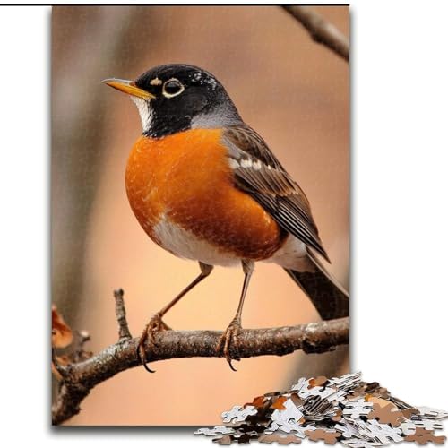 1000-teiliges Puzzle für Erwachsene, schöner Vogel, Holzpuzzle für Erwachsene, einzigartige DIY-Heimdekoration, Geschenkidee, 26x38cm 1000-teiliges Puzzle für Erwachsene, schöner Vogel, Holzpuzzle für Erwachsene, einzigartige DIY-Heimdekoration, Geschenkidee, 26x38cm von ZKYUBEK