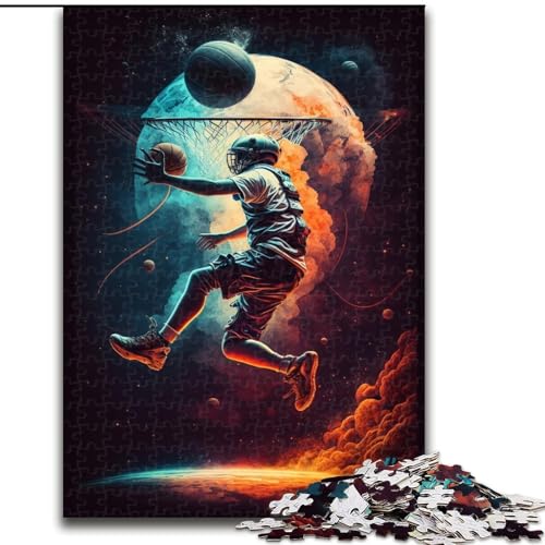 1000-teiliges Puzzle für Erwachsene „Astronauten Spielen Basketball“, Kartonpuzzle, Größe 26x38cm, interaktives Familienspiel, Denksportaufgabe, Lernspielzeug 1000-teiliges Puzzle für Erwachsene „Astronauten Spielen Basketball“, Kartonpuzzle, Größe 26x38cm, interaktives Familienspiel, Denksportaufgabe, Lernspielzeug von ZKYUBEK
