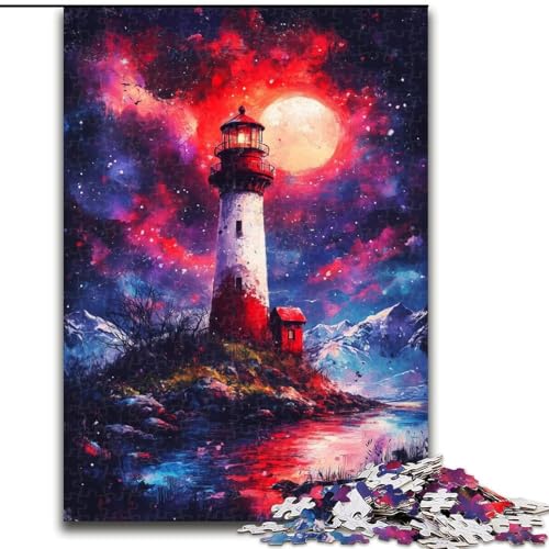 1000-teiliges Puzzle für Erwachsene „Magischer Leuchtturm“, 50x75cm, Eltern, Partner, Freunde – ab 14 Jahren 1000-teiliges Puzzle für Erwachsene „Magischer Leuchtturm“, 50x75cm, Eltern, Partner, Freunde – ab 14 Jahren von ZKYUBEK