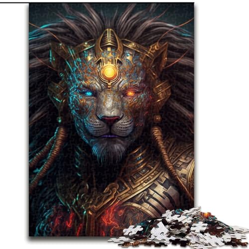 1000-teiliges Puzzle für Erwachsene Future Lion Holzpuzzle für Erwachsene, Größe 50x75cm, entspannende Unterhaltung, Heimdekoration 1000-teiliges Puzzle für Erwachsene Future Lion Holzpuzzle für Erwachsene, Größe 50x75cm, entspannende Unterhaltung, Heimdekoration von ZKYUBEK