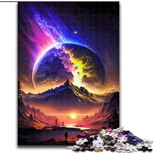 1000-teiliges Puzzle für Erwachsene Stellar Voyage Puzzle für Erwachsene, Größe 26x38cm, Geburtstagsgeschenkidee, anspruchsvolles Denkspiel von ZKYUBEK