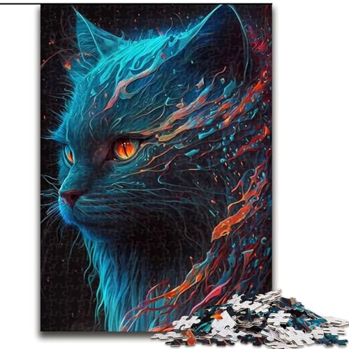 1000-teiliges Puzzle für Erwachsene Wunderbare Perserkatze, Holzpuzzle für Erwachsene, Größe 50x75cm, schwieriges Denkspiel für Teenager 1000-teiliges Puzzle für Erwachsene Wunderbare Perserkatze, Holzpuzzle für Erwachsene, Größe 50x75cm, schwieriges Denkspiel für Teenager von ZKYUBEK