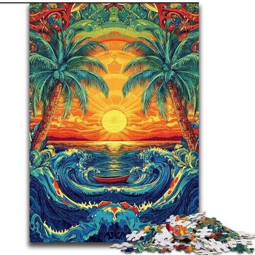 1000-teiliges Puzzle für Erwachsene mit Meerblick, 26x38cm, Eltern, Partner, Freunde – ab 14 Jahren von ZKYUBEK