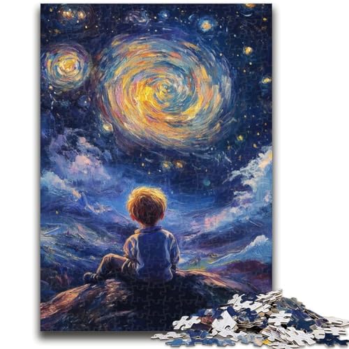 1000-teiliges Puzzle für Erwachsene und Jugendliche, „Der kleine Prinz des Nachthimmels“, Lernspielzeug, ganze Familie, 26x38cm von ZKYUBEK