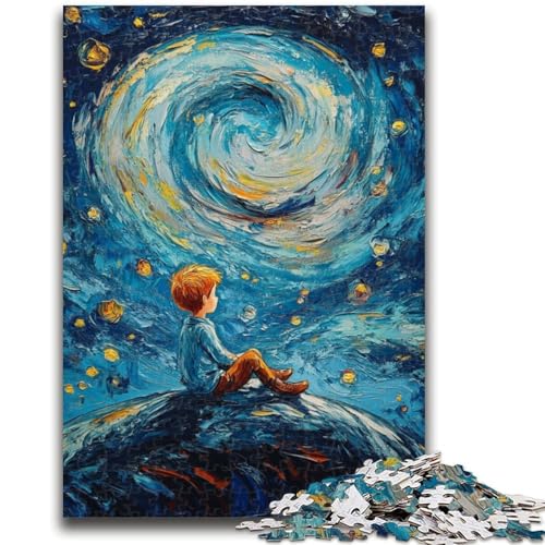 1000-teiliges Puzzle für Erwachsene und Jugendliche, „Der kleine Prinz des Nachthimmels“, Lernspielzeug, ganze Familie, 50x75cm 1000-teiliges Puzzle für Erwachsene und Jugendliche, „Der kleine Prinz des Nachthimmels“, Lernspielzeug, ganze Familie, 50x75cm von ZKYUBEK