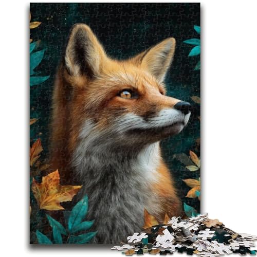 1000-teiliges Puzzle für Erwachsene und Jugendliche, Tierfuchs, Kunst, dekomprimierendes, intellektuelles Lernspielzeug, geeignet für die Schreibtischdekoration, 26x38cm 1000-teiliges Puzzle für Erwachsene und Jugendliche, Tierfuchs, Kunst, dekomprimierendes, intellektuelles Lernspielzeug, geeignet für die Schreibtischdekoration, 26x38cm von ZKYUBEK