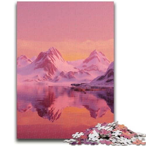 1000-teiliges Puzzle für Erwachsene und Jugendliche, schöne Berge, Lernspielzeug, Familienspiele, Geschenke für Freunde und Familie, 50x75cm 1000-teiliges Puzzle für Erwachsene und Jugendliche, schöne Berge, Lernspielzeug, Familienspiele, Geschenke für Freunde und Familie, 50x75cm von ZKYUBEK