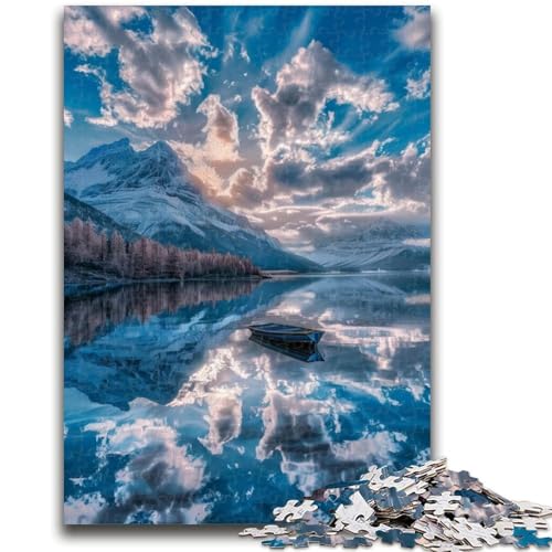 1000-teiliges Puzzle für Erwachsene und Jugendliche, schöne Berge und Seen, Lernspielzeug, Familienspiele, Geschenke für Freunde und Familie, 26x38cm 1000-teiliges Puzzle für Erwachsene und Jugendliche, schöne Berge und Seen, Lernspielzeug, Familienspiele, Geschenke für Freunde und Familie, 26x38cm von ZKYUBEK
